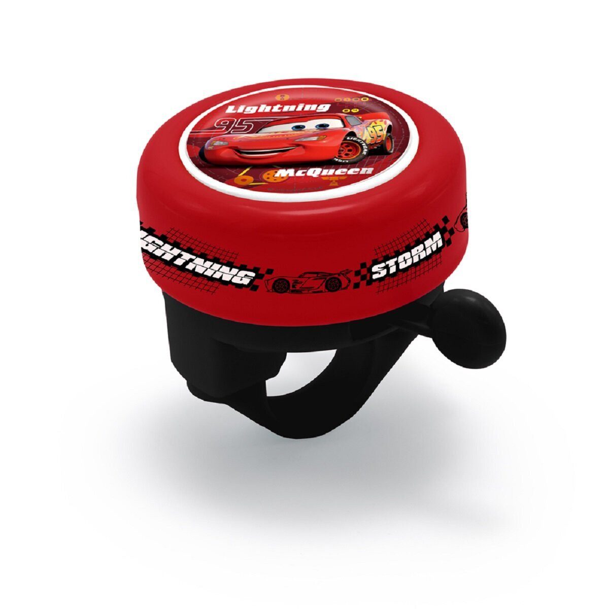 Disney Cars Fahrradklingel Cars 3 Fahrradklingel – Bunte Metallklingel mit lautem Ton