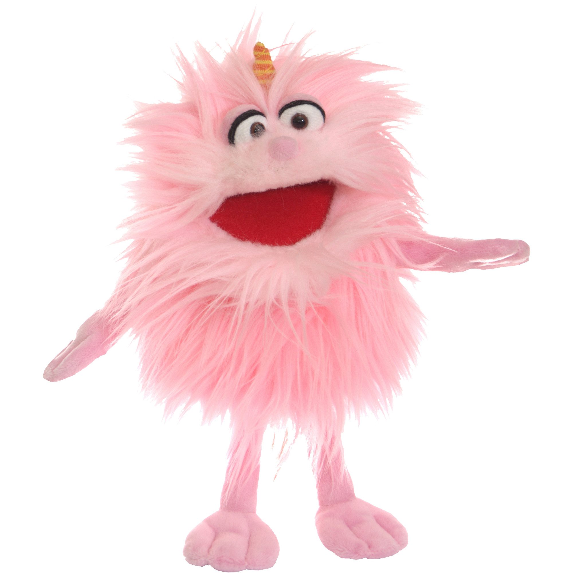 Living Puppets Handpuppe Living Puppets Handpuppe Klein Bonsche W854 Monster to go (Packung), Sehr gut geeignet um Geschichten zu erzählen
