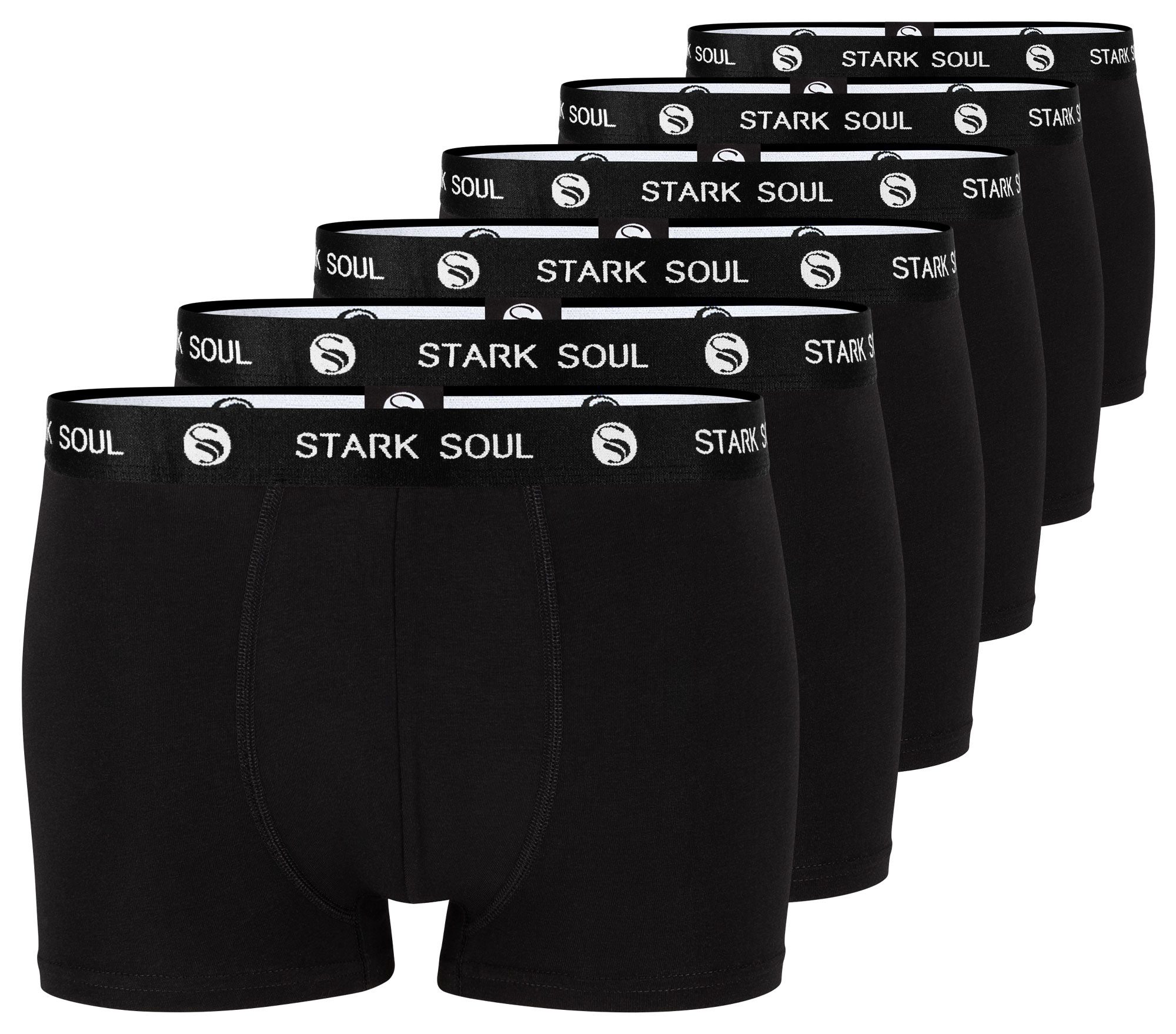 Stark Soul® Boxershorts Herren Boxershorts, Hipster im 6er Pack, Baumwoll-U günstig online kaufen