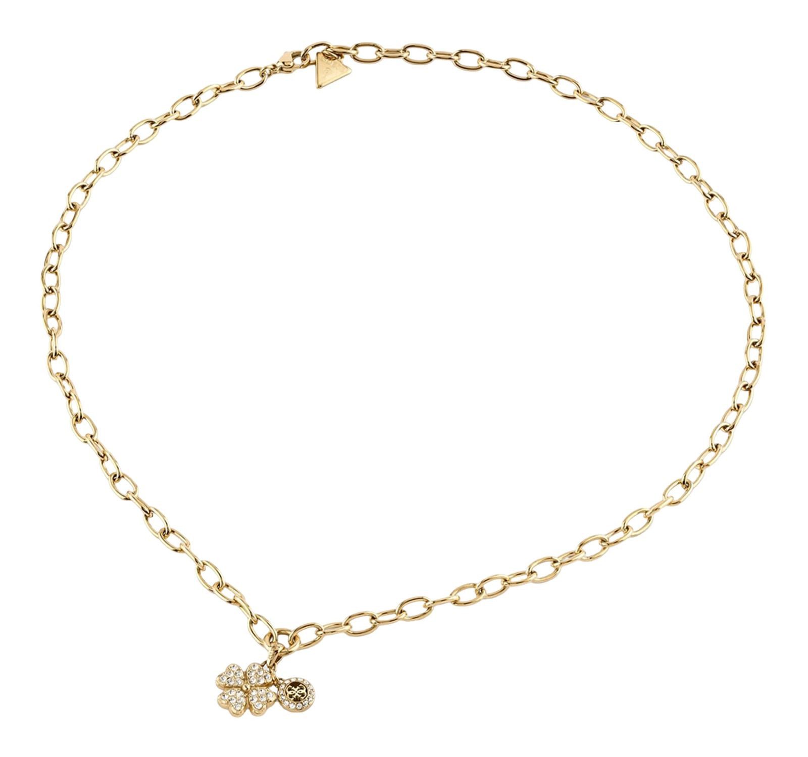 Guess Gliederkette 16-18" Lucky Charm Pave Necklace