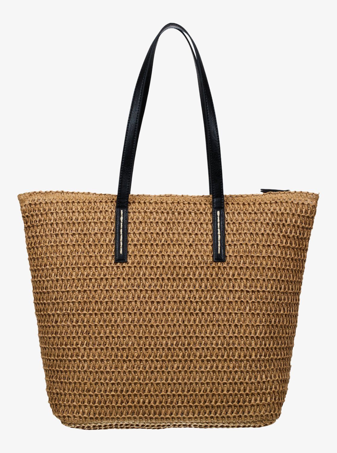 Roxy Strandtasche IN THE TROPICS, sportlicher Stil, aus Papier und Stoff, pflegeleicht