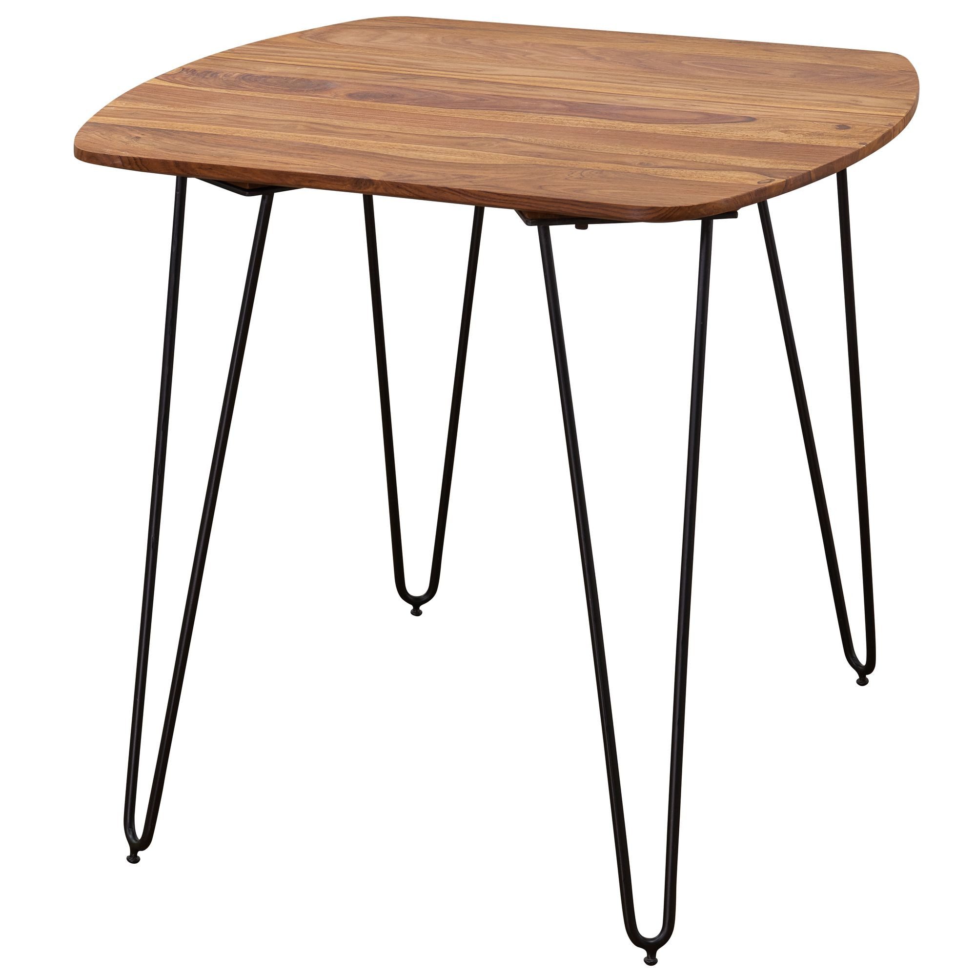 FINEBUY Esstisch SuVa13345_1 (80x80x76 cm Massivholz günstig online kaufen