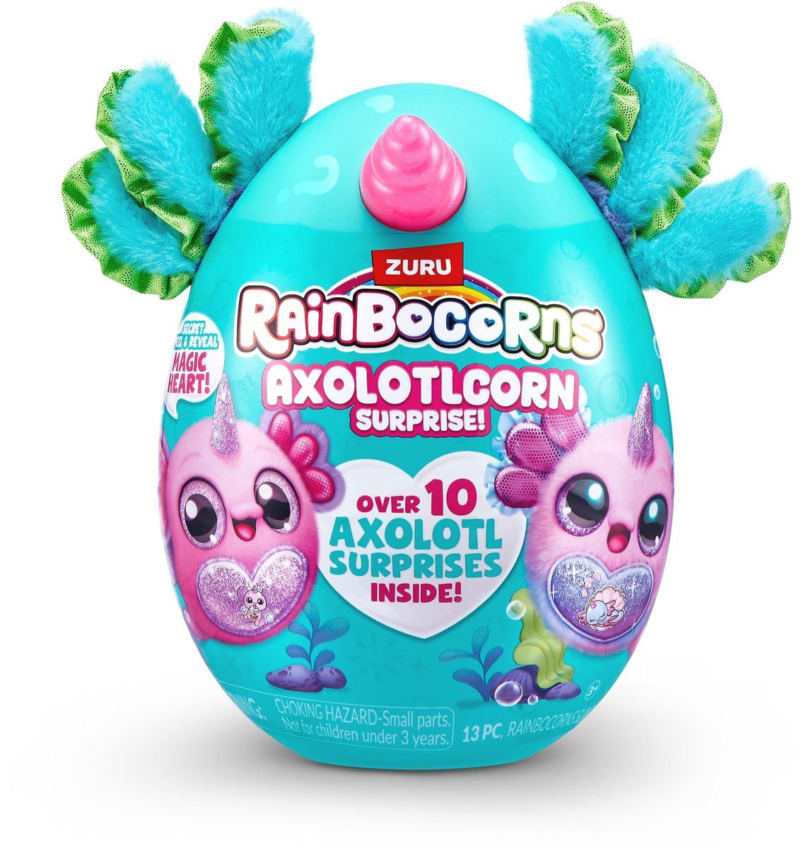 ZURU Plüschfigur ZURU 92120H - Rainbocorns Axolotlcorn Surprise - Axolotl Lulu