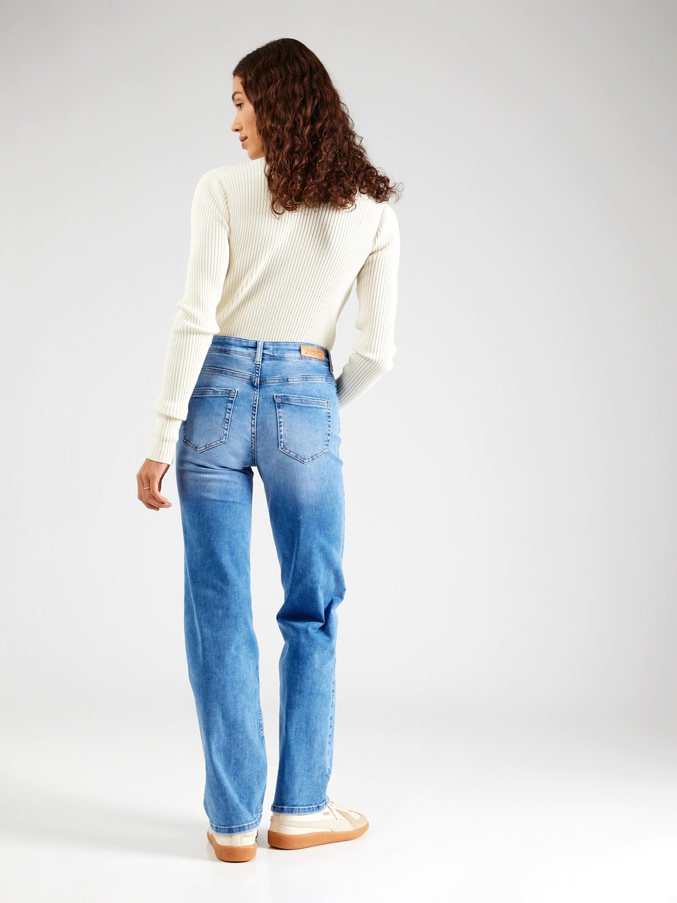 ONLY Straight-Jeans "ONLBLUSH – Straight Fit mit klassischem 5-Pocket-Desig günstig online kaufen