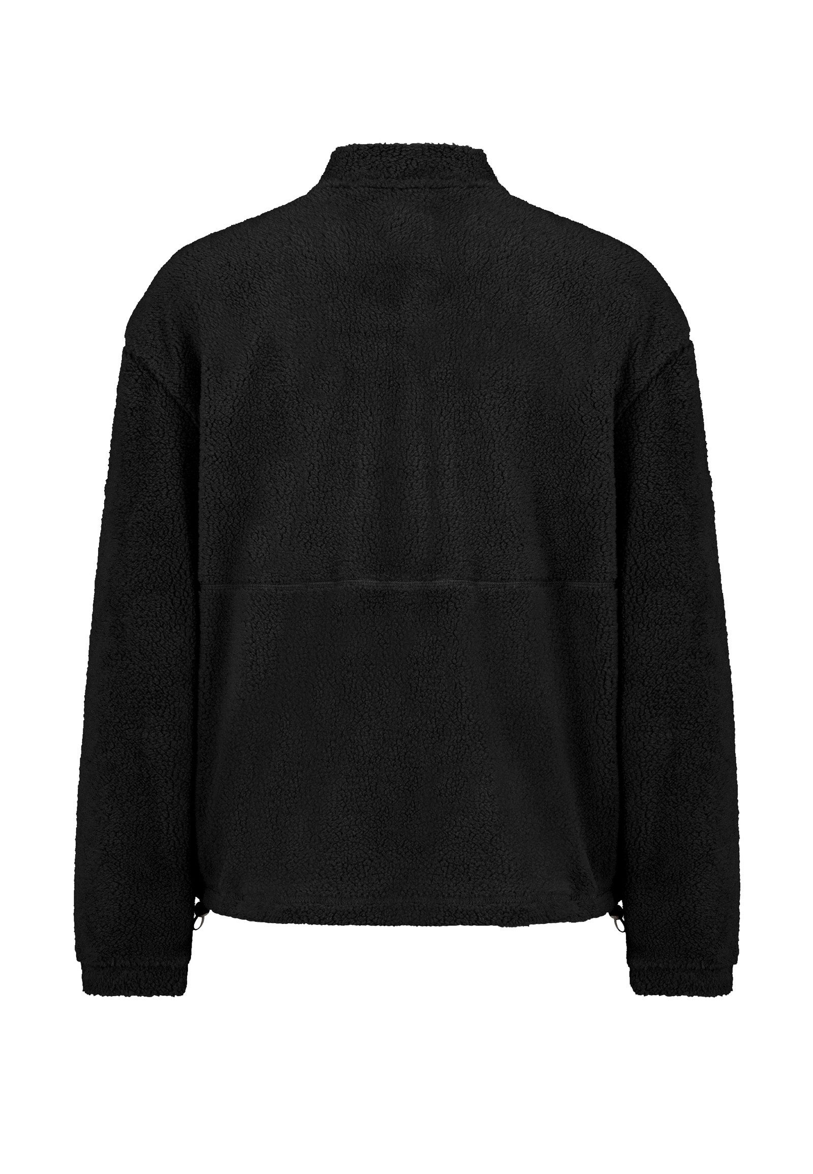 SUBLEVEL Fleecejacke Damen Kuscheljacke mit Leistentaschen Outdoorjacke Kuscheljacke