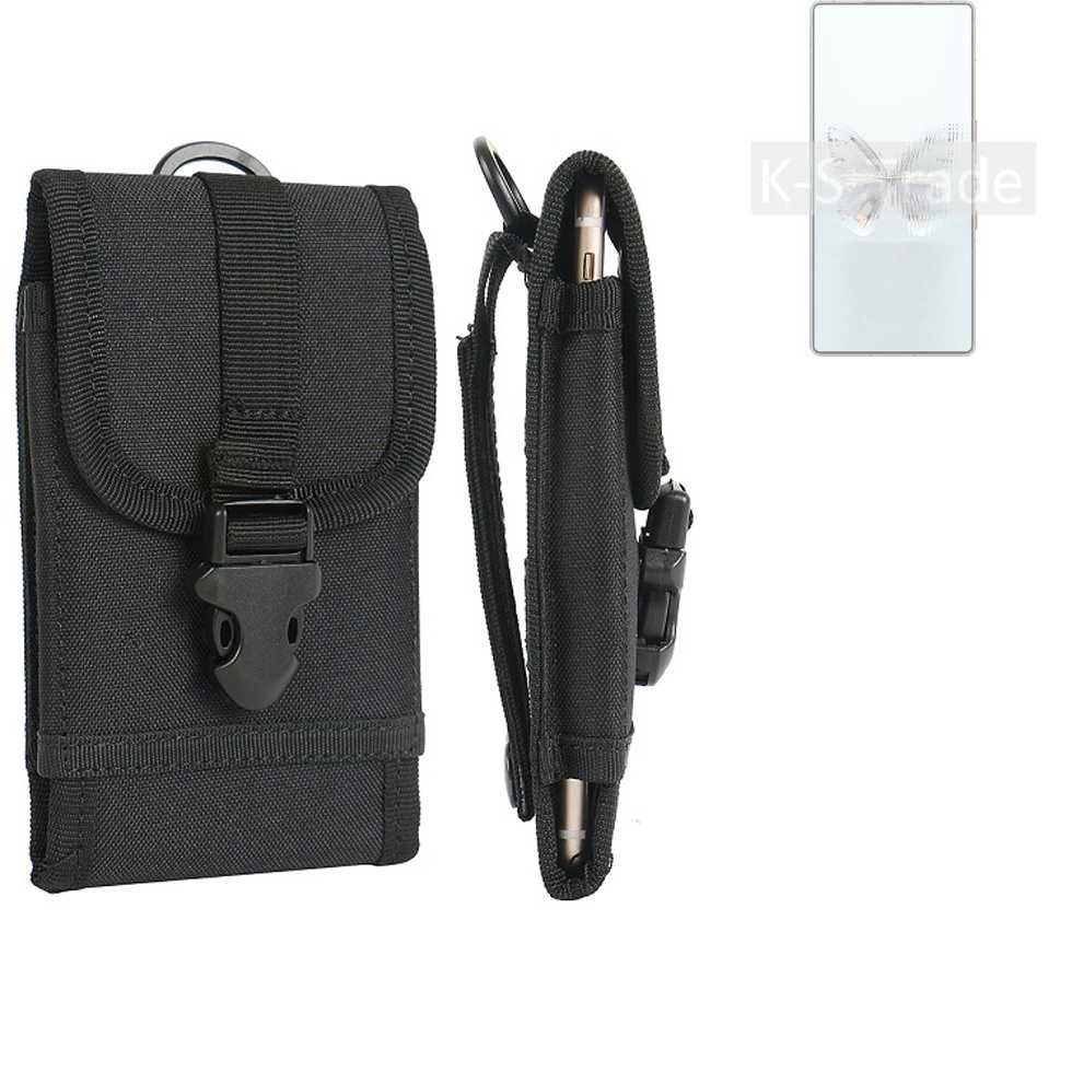 K-S-Trade Handyhülle für REDMAGIC 10 Pro, Holster Handy Hülle Holster Handytasche Gürtel Tasche Schutz