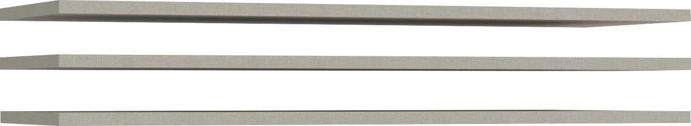 FORTE Einlegeboden, 3 tlg. Set, Breite 117 cm