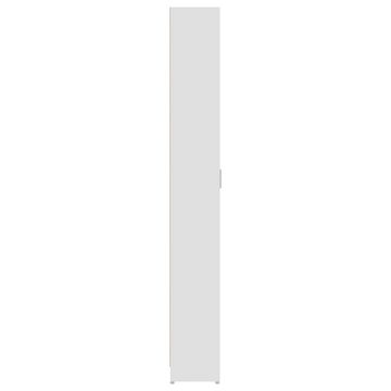 DOTMALL Garderobenschrank Garderobenschrank Weiß 55x25x189 cm Holzwerkstoff