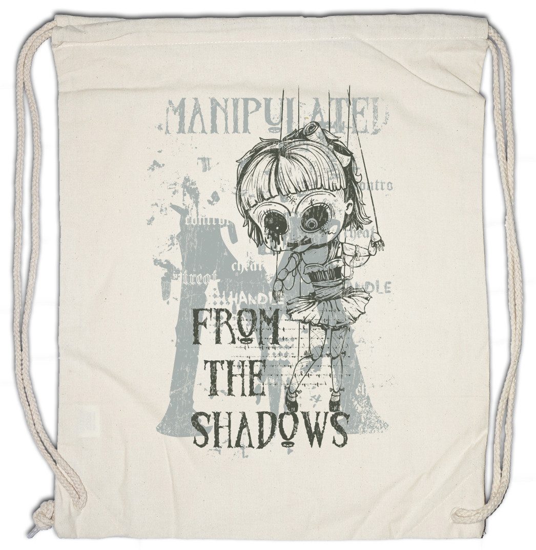 Turnbeutel Manipulated Shadows Turnbeutel Puppe Marionette Puppenspieler Puppet