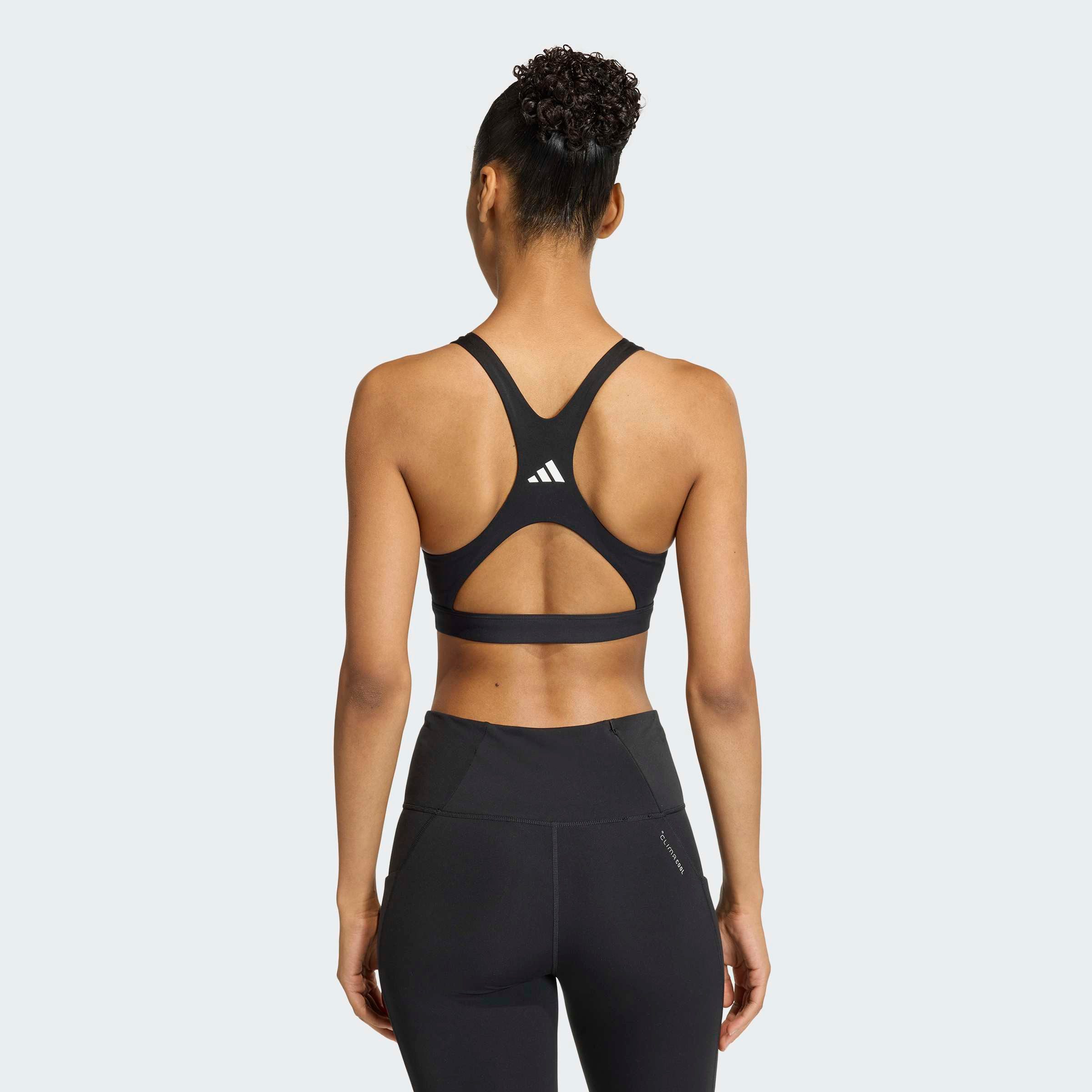 adidas Performance Sport-BH OPTIME ESSENTIALS WORKOUT BH MIT STARKEM HALT