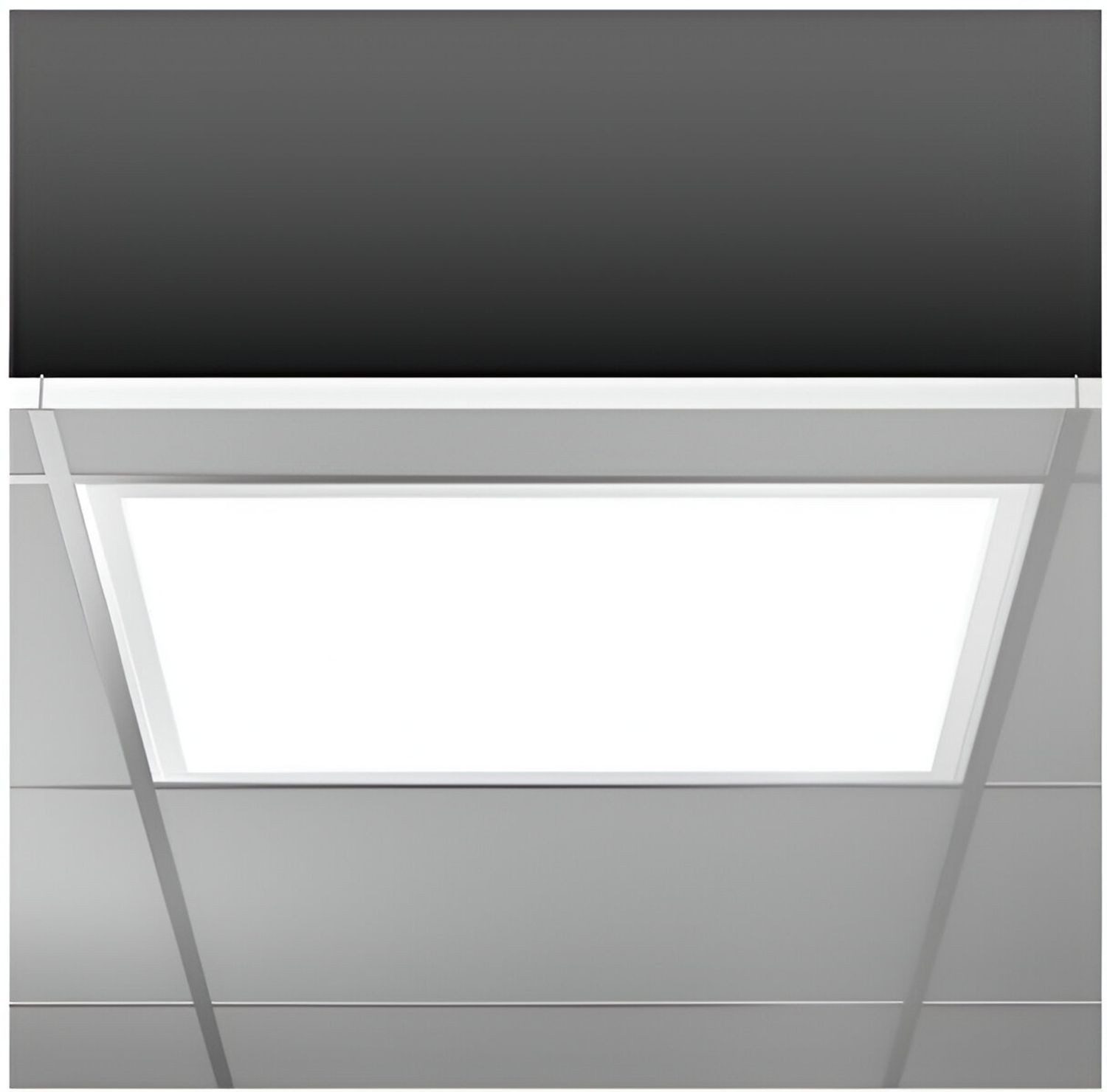 RZB Deckenleuchten RZB Decken Einlegeleuchte Sidelite Eco 4000K LED-Panel Deckenleuchte