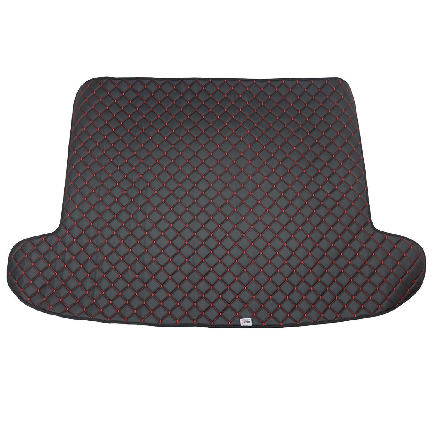 OMAC Kofferraummatte Kofferraummatte Kunstleder für Hyundai Tucson 2015-2020 Schwarz Rot (1 St), für Hyundai Tucson 2015-2020 Hyundai Tucson 2015-2020, Einfache Installation,Antirutsch,Leicht zu reinigen