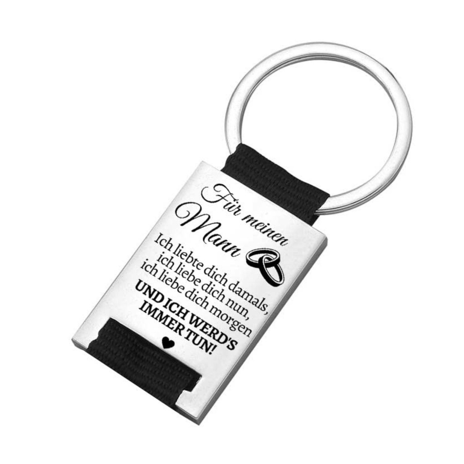 Geschenkehöhle Schlüsselanhänger mit Gravur Schlüsselanhänger mit Gravur "I günstig online kaufen