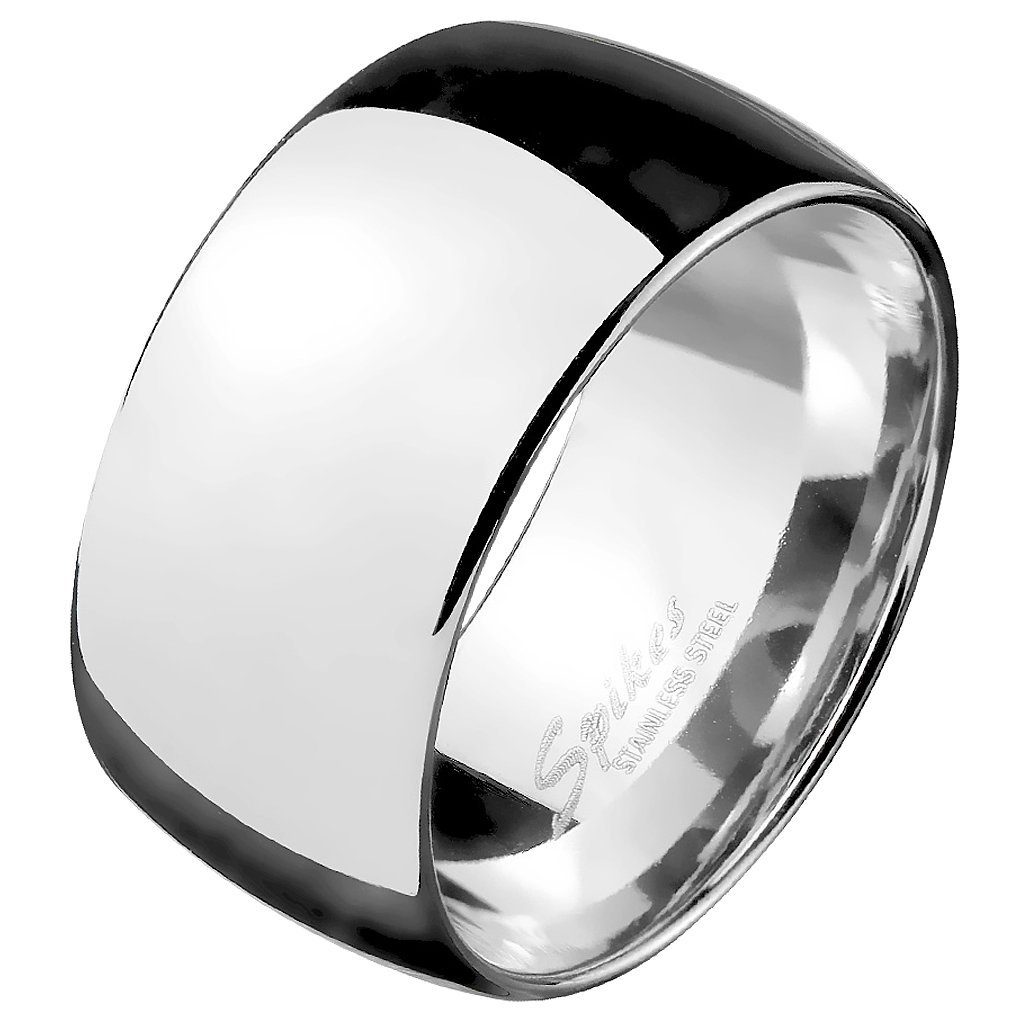 Fingerring Herren Ring Extra Breit Spiegel poliert Daumenring