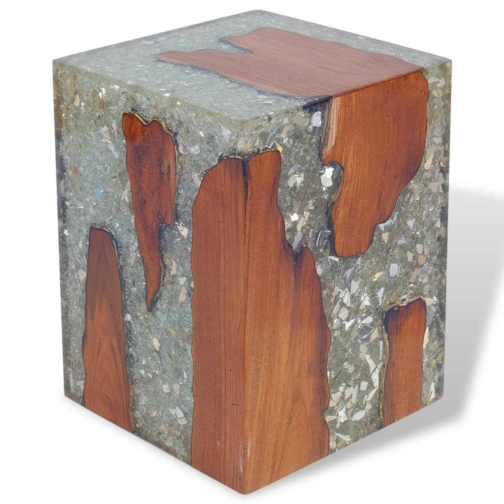 Hocker Hocker Massivholz und Harz