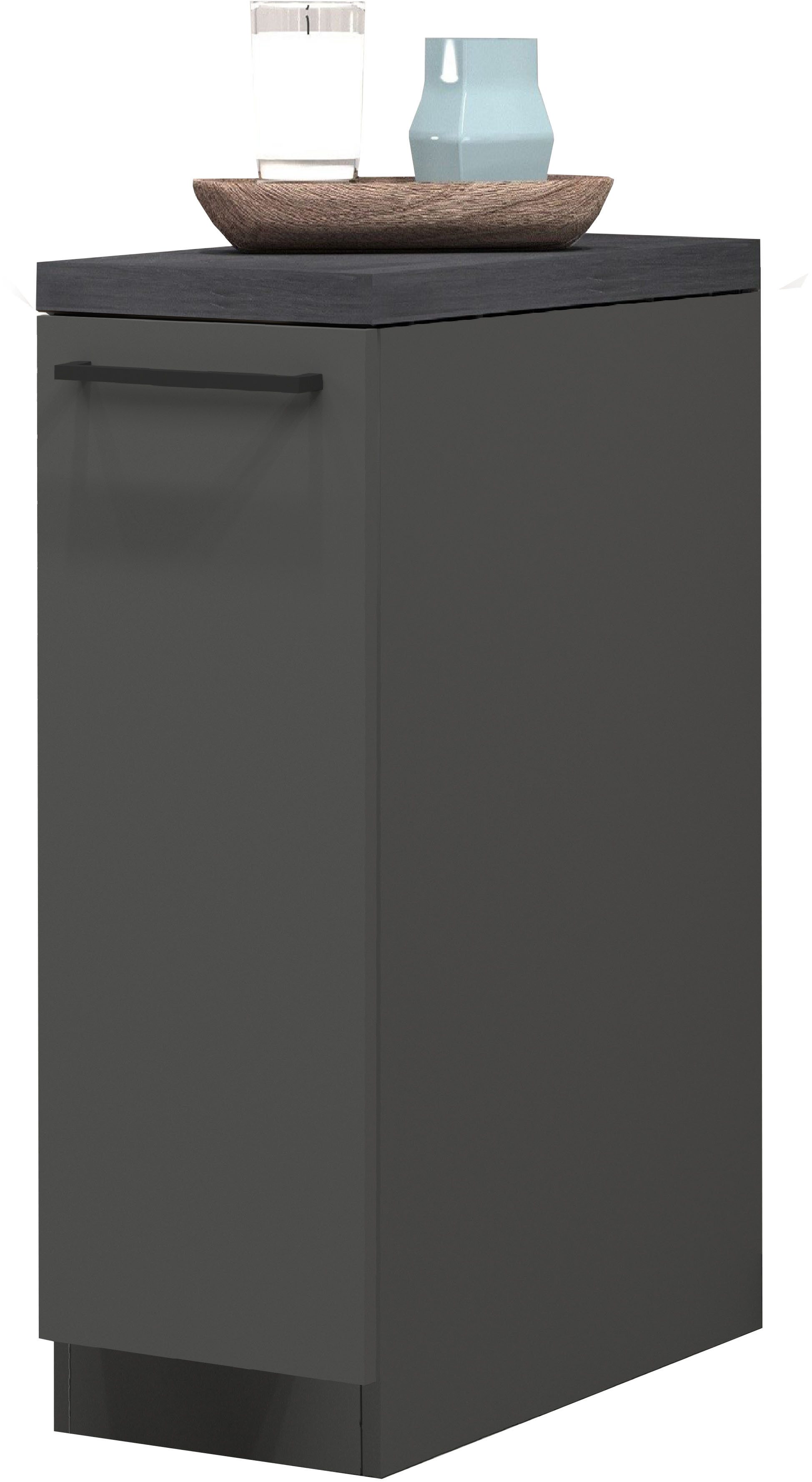 KOCHSTATION Apothekerschrank KS-Sole,Apothekerkommode Breite/Höhe 30/85 cm, Anbau-und Unterbau möglich