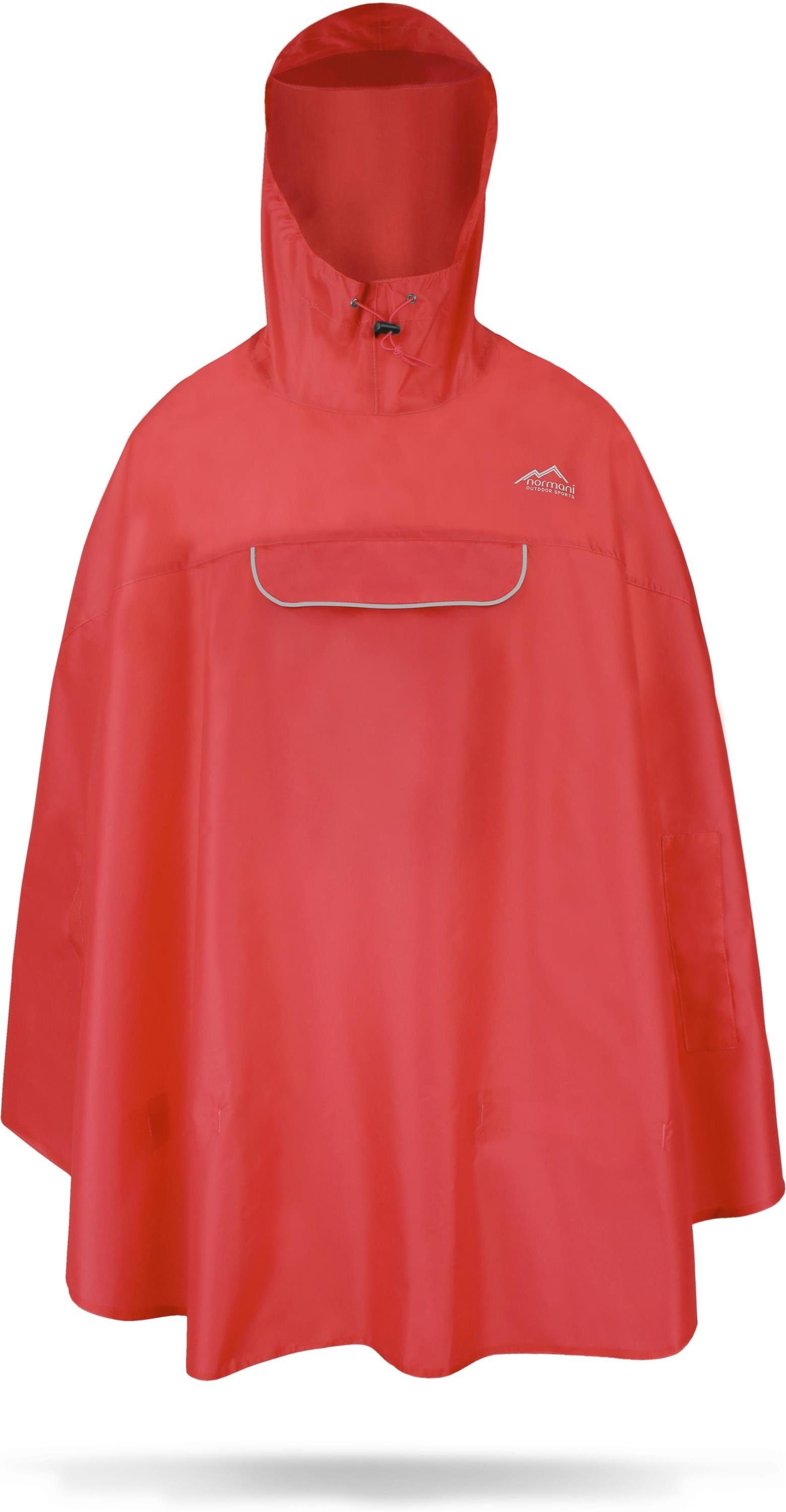normani Regenponcho Unisex Regenponcho wasserdicht Cherrapunji mit Kapuze - günstig online kaufen