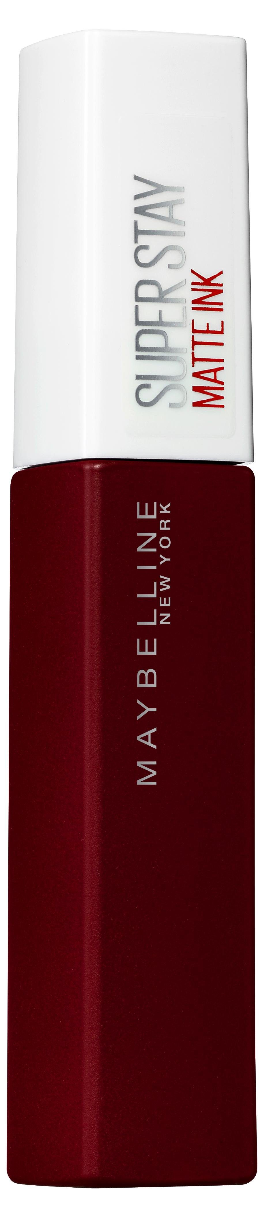 MAYBELLINE NEW YORK Lippenstift SUPER STAY MATTE INK LIPPENSTIFT, mattes Finish und hält bis zu 16 Stunden