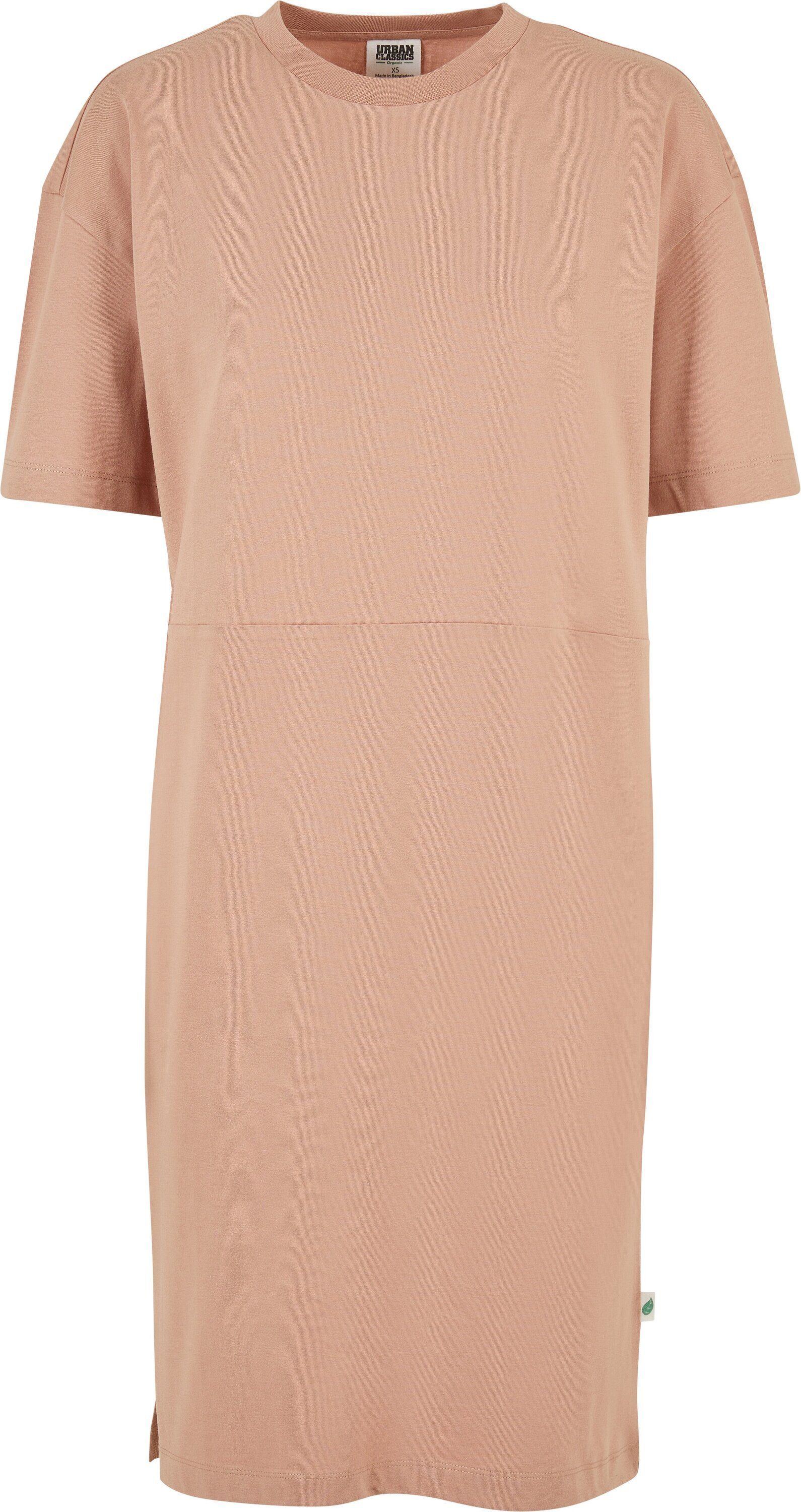 CLASSICS Organic (1-tlg) URBAN Oversized Ladies Damen amber Jerseykleid Dress Tee Slit