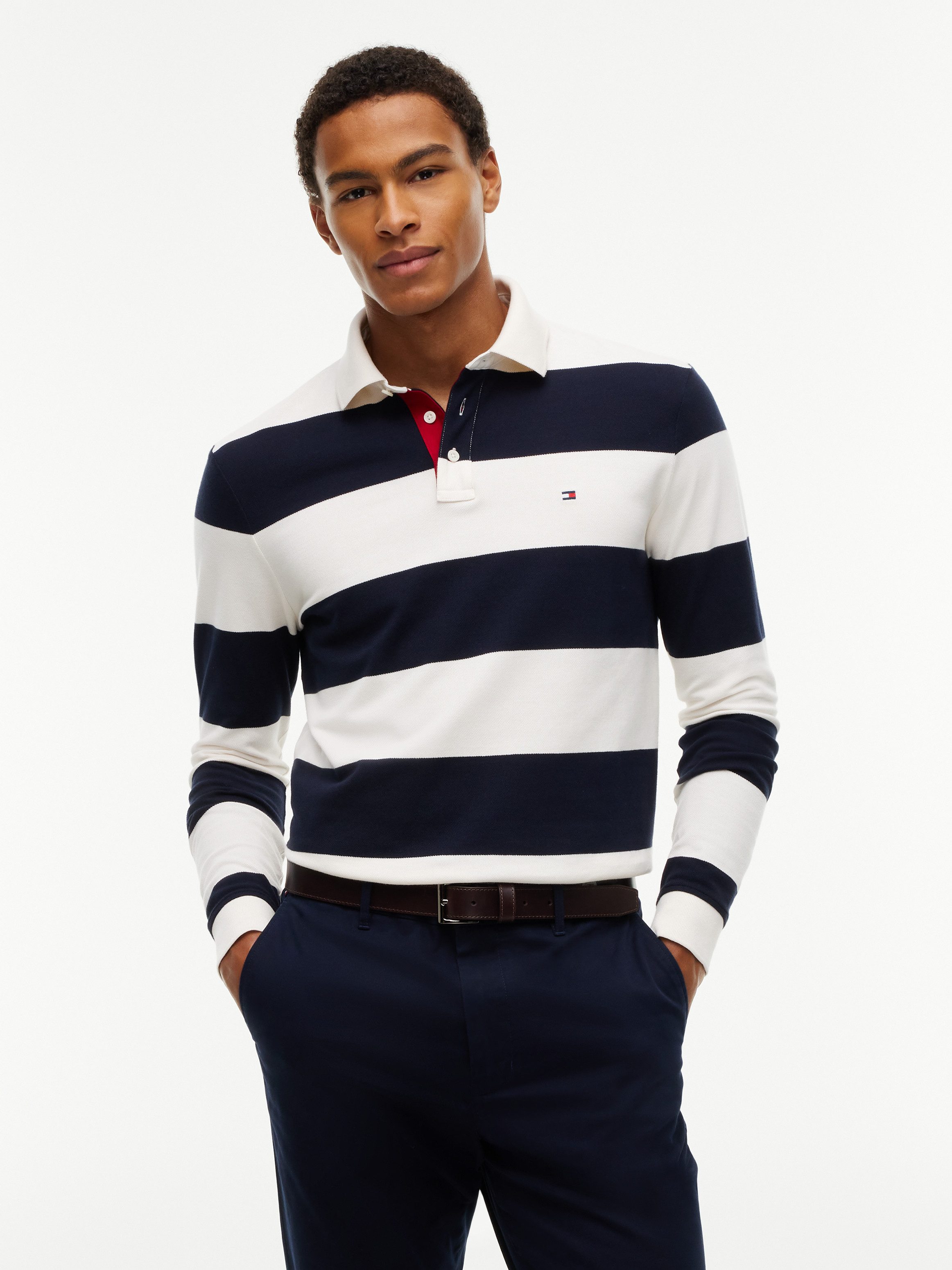 Tommy Hilfiger Rugbyshirt RUGBY STRIPE CLASSIC