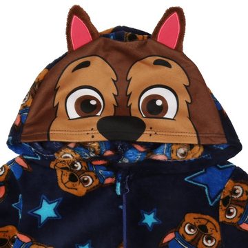 Sarcia.eu Schlafanzug Paw Patrol Chase - Kinder Fleece-Einteiler mit Kapuze, 5-6 Jahre