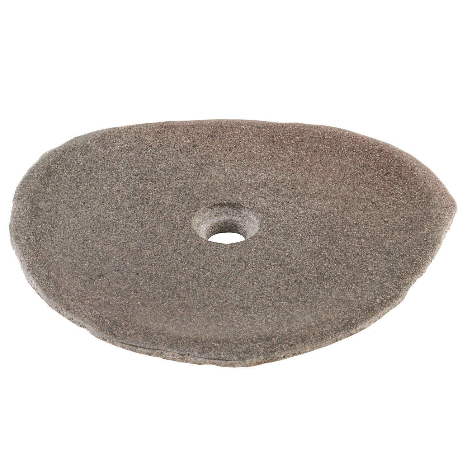 wohnfreuden Aufsatzwaschbecken Naturstein Waschbecken 40 cm extra flach (Kein Set), NEW-4549