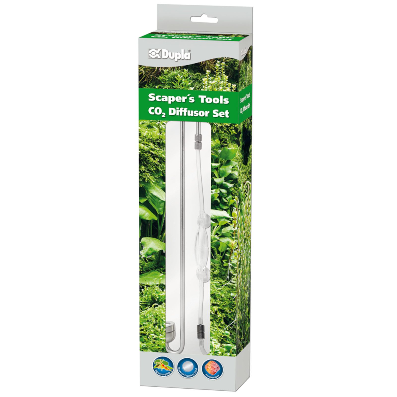 Dupla CO2 Diffusor Scaping Tools CO2 Diffusor Set L, zur CO2 Versorgung im Aquarium