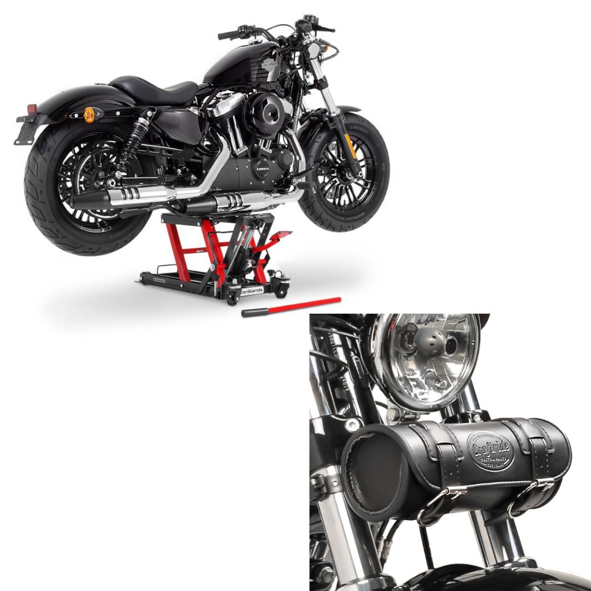 ConStands Motorradheber Set Hebebühne + Werkzeugrolle S3 CB38770
