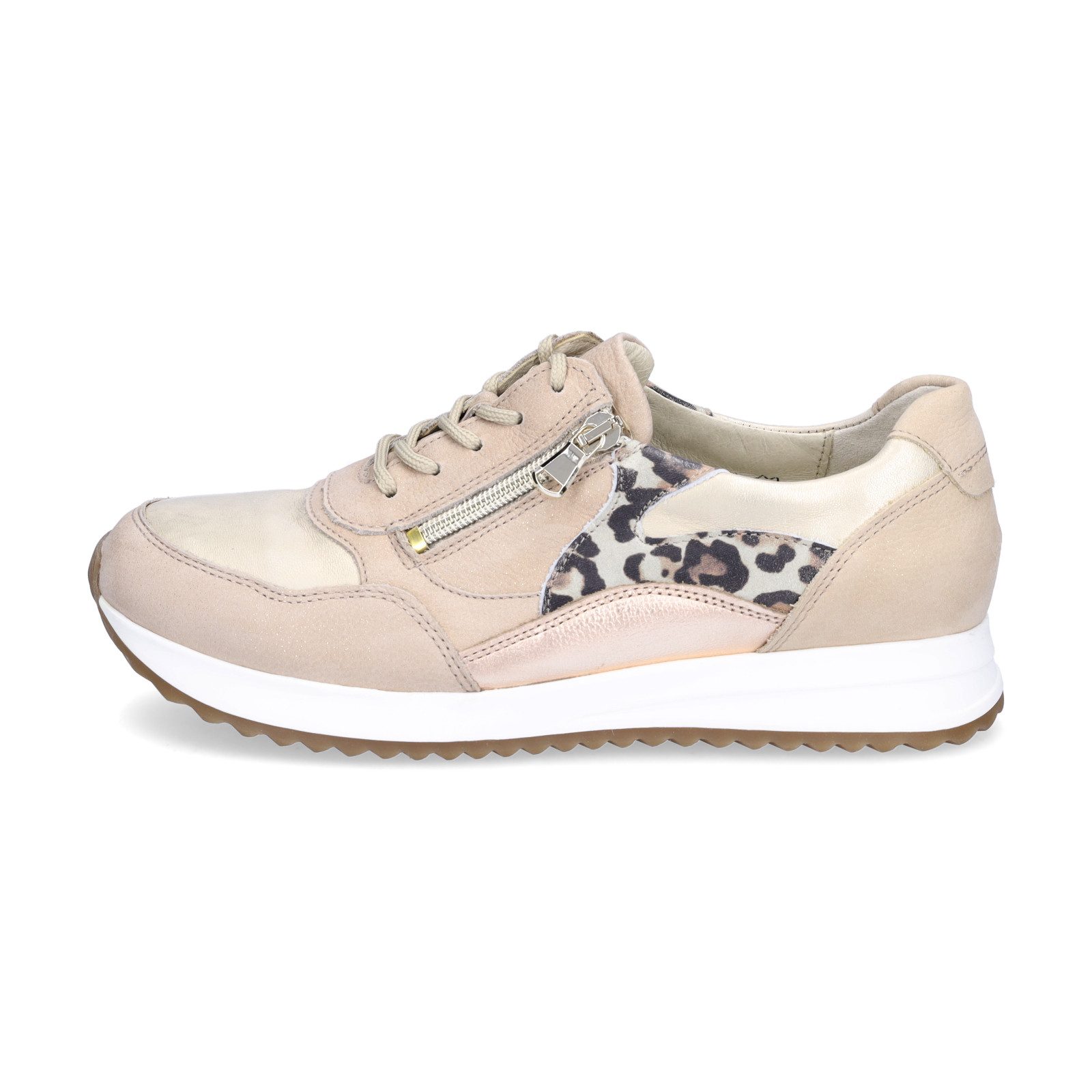 Waldläufer Waldläufer Damen Sneaker Vicky beige leo Sneaker günstig online kaufen