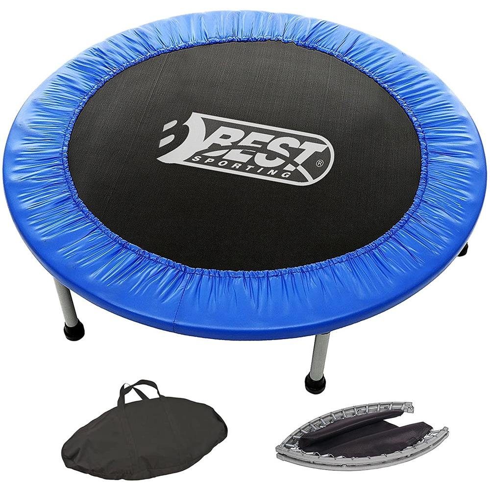 Best Sporting Kindertrampolin Fitness Trampolin faltbar blau schwarz