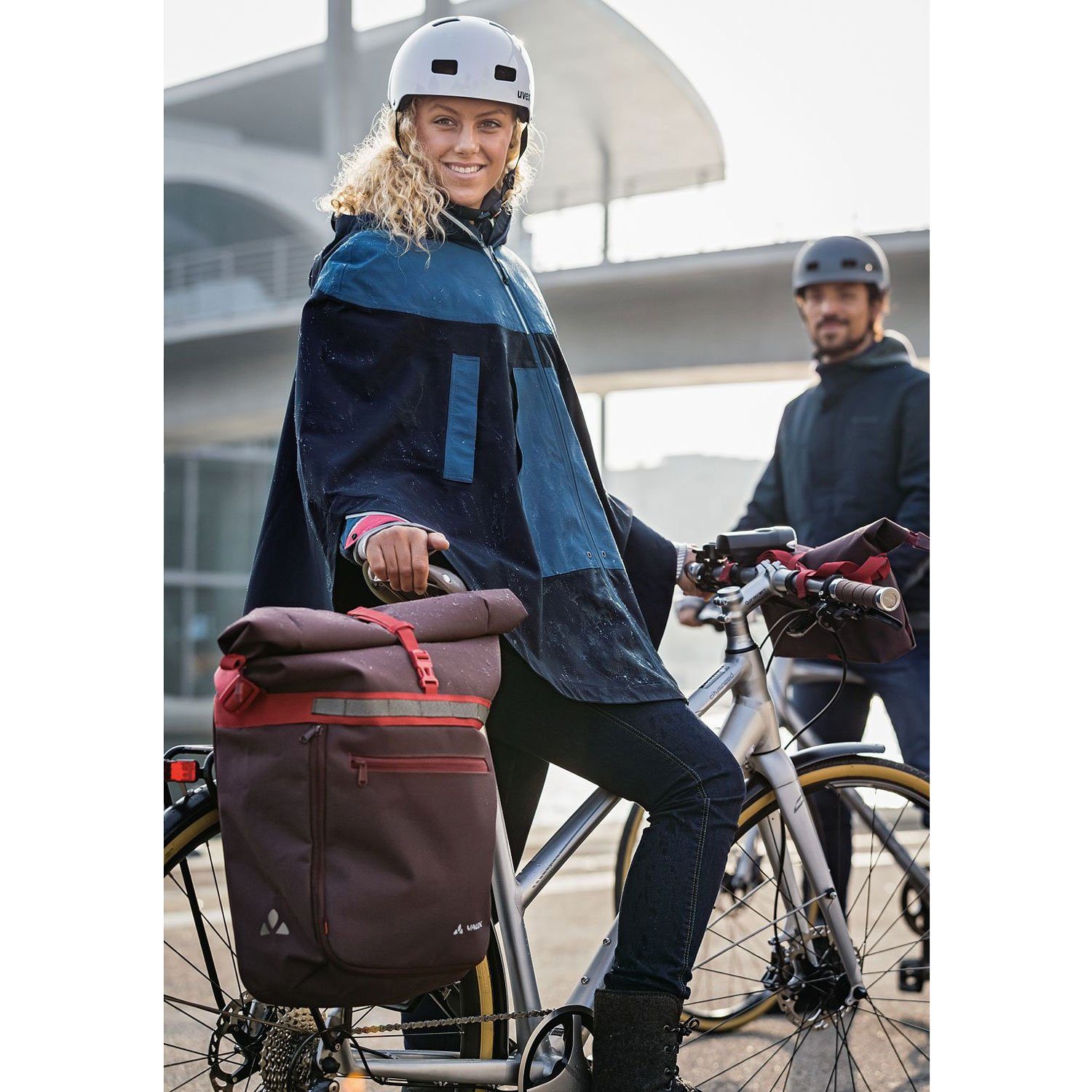 VAUDE Umhängetasche Vaude Fahrrad/-Umhängetasche ShopAir Back Black (1, 1-tlg., 1)