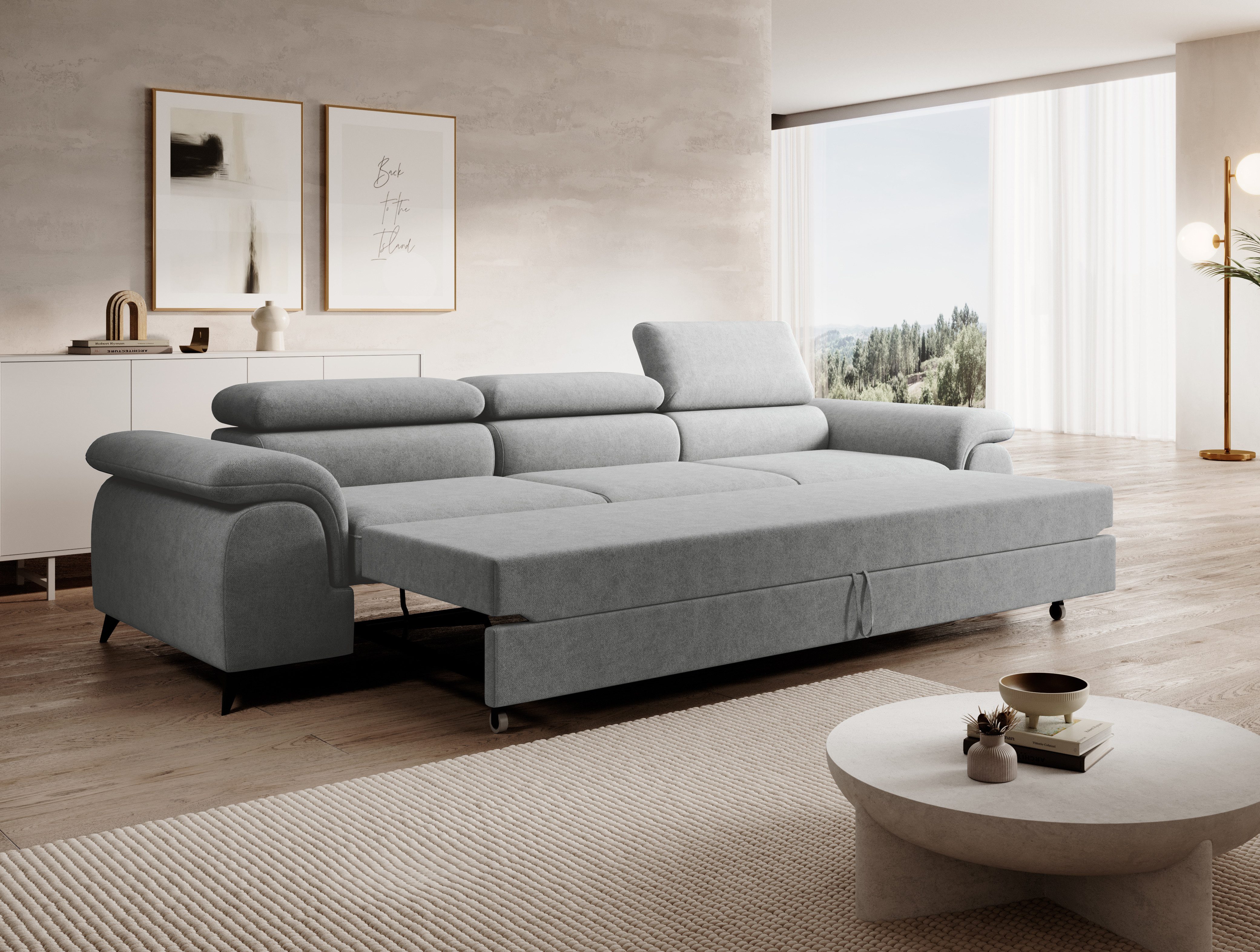 NEXT COLLECTION Sofa Plaza 3, Hohe Metallfüße, Elegante moderne Form, mit S günstig online kaufen