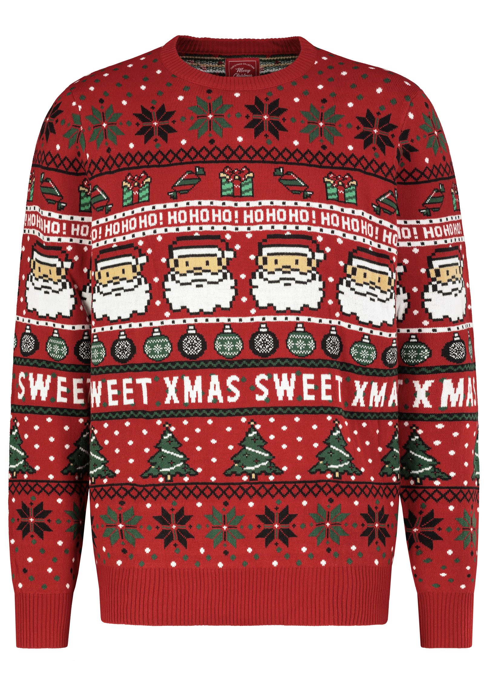 SUBLEVEL Strickpullover Herren Weihnachts Pullover originelle Motive Weihna günstig online kaufen