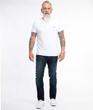 Lorenzo Loren Regular-fit-Jeans Herren Jeans Regular Fit Dunkelblau LL-316