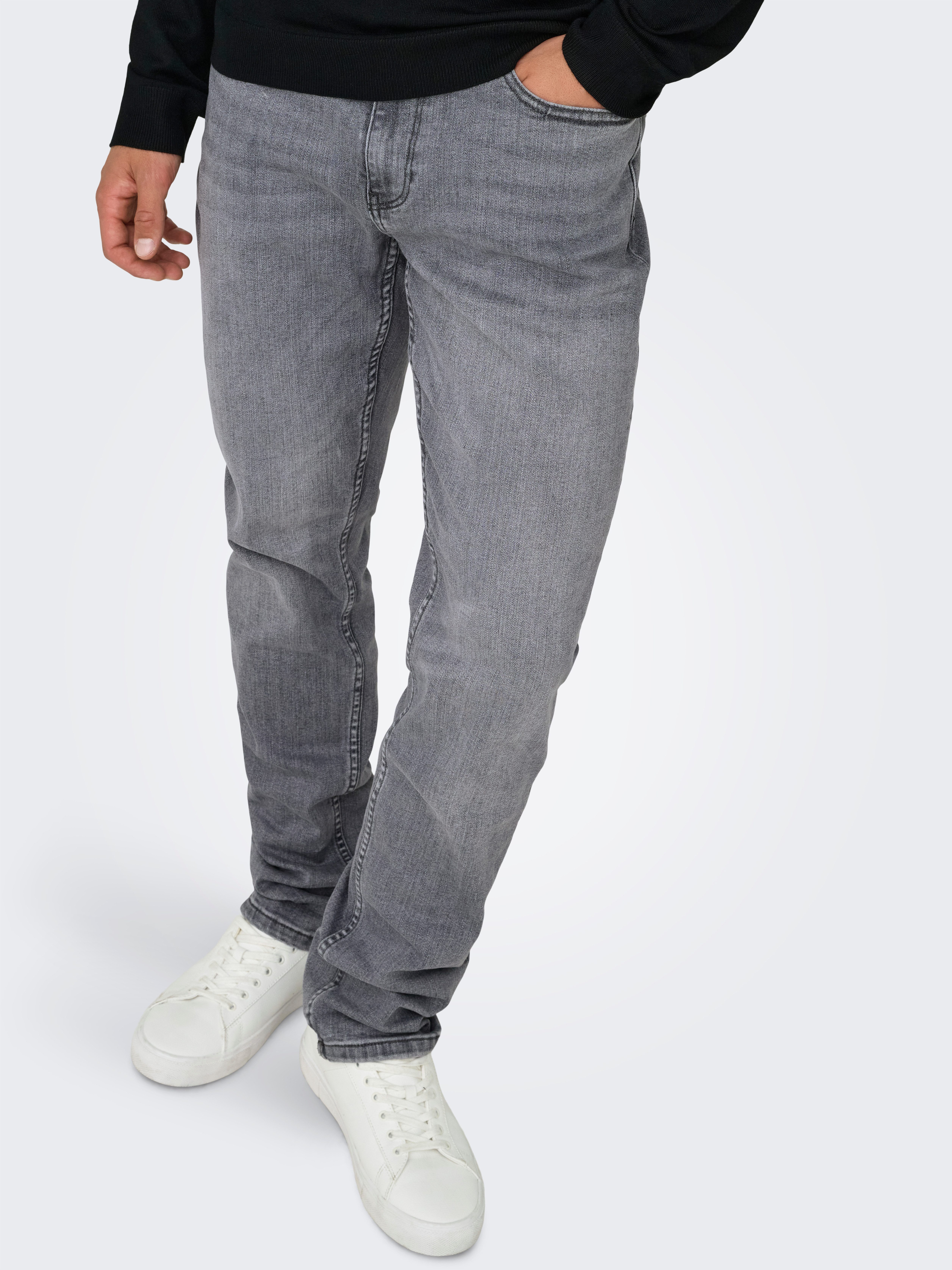 ONLY & SONS Straight-Jeans ONSWEFT REGULAR WB 0021 TAI DNM NOOS im 4-Pocket-Style