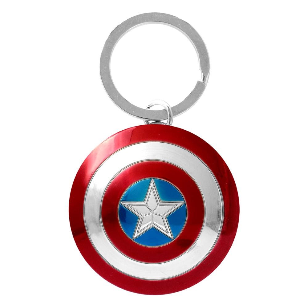 Schlüsselanhänger Marvel Metall-Schlüsselanhänger Captain America Shield