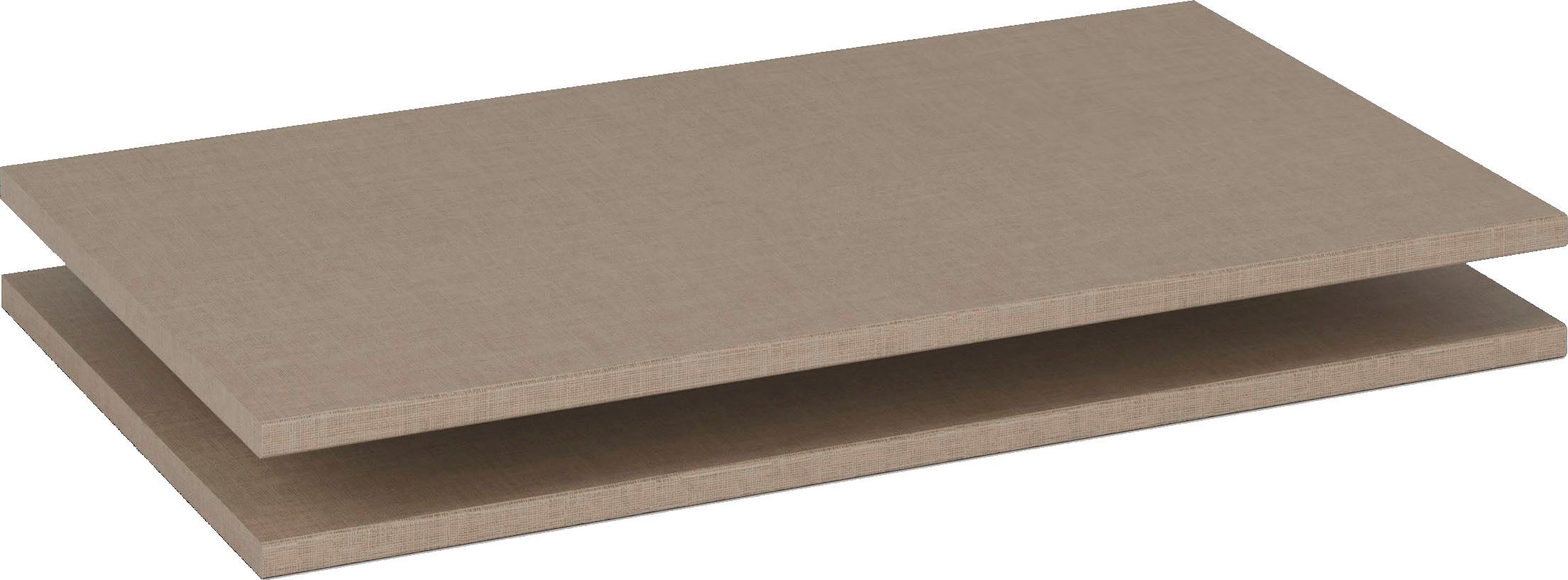 rauch Einlegeboden Zubehör für Rauch-Schwebetürenschränke ORANGE, 2er-Set Breite 88 cm, Tiefe 50 cm