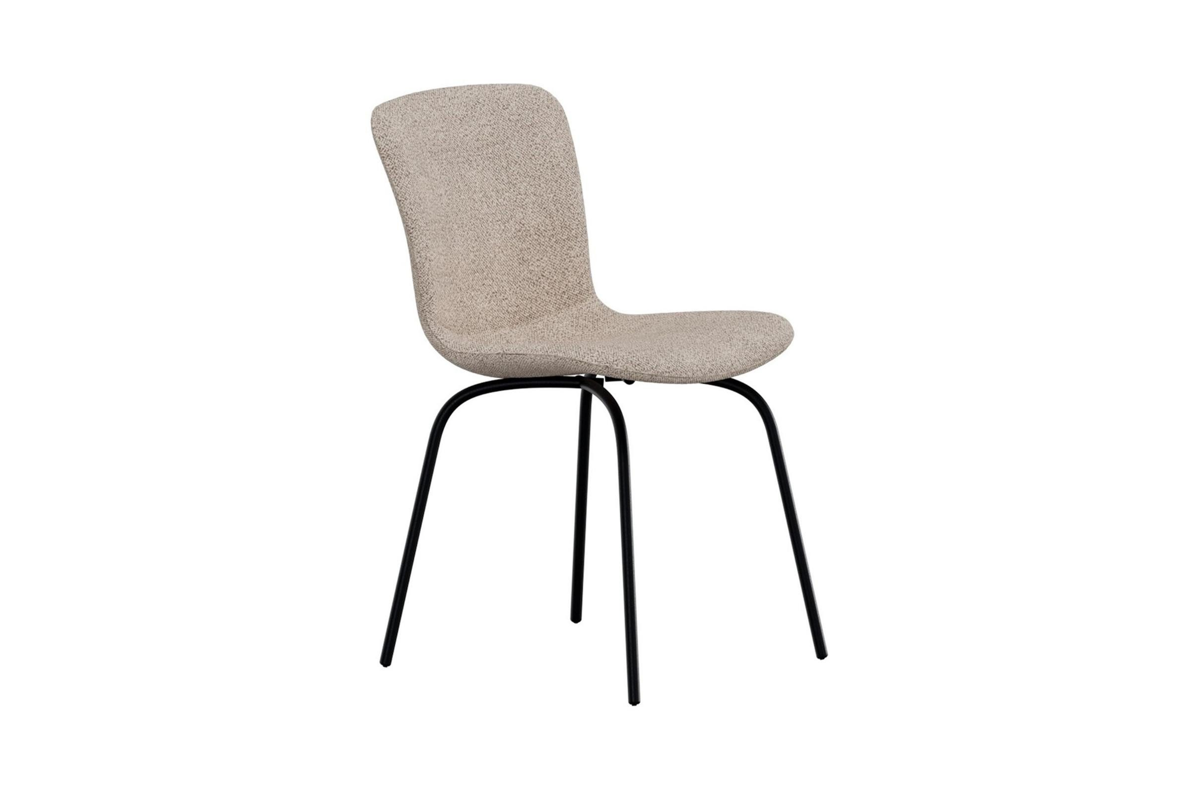 Venture Home Esszimmerstuhl 2er Set Linus Esszimmerstuhl Bouclé beige. (2 St)