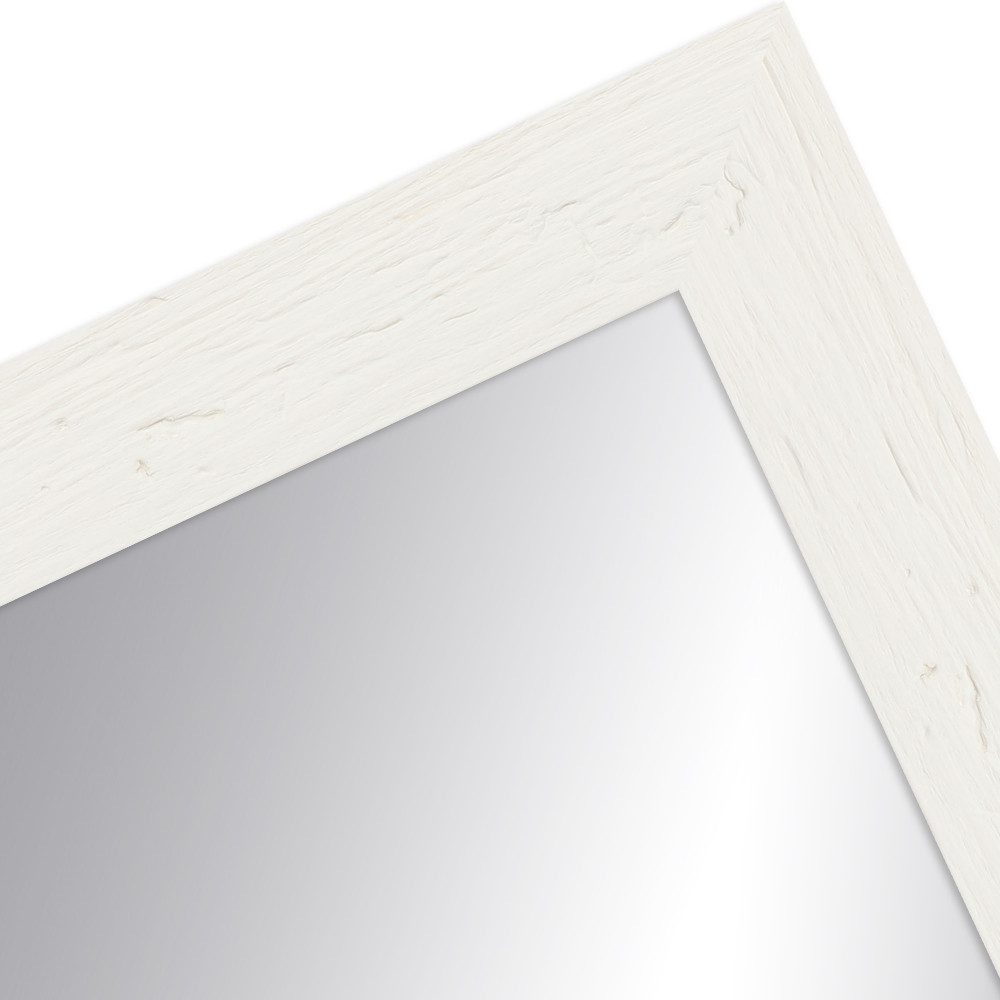 WANDStyle Wandspiegel H750, Landhaus Spiegel Weiß 45x55cm, Wandspiegel, Ganzkörperspiegel Groß
