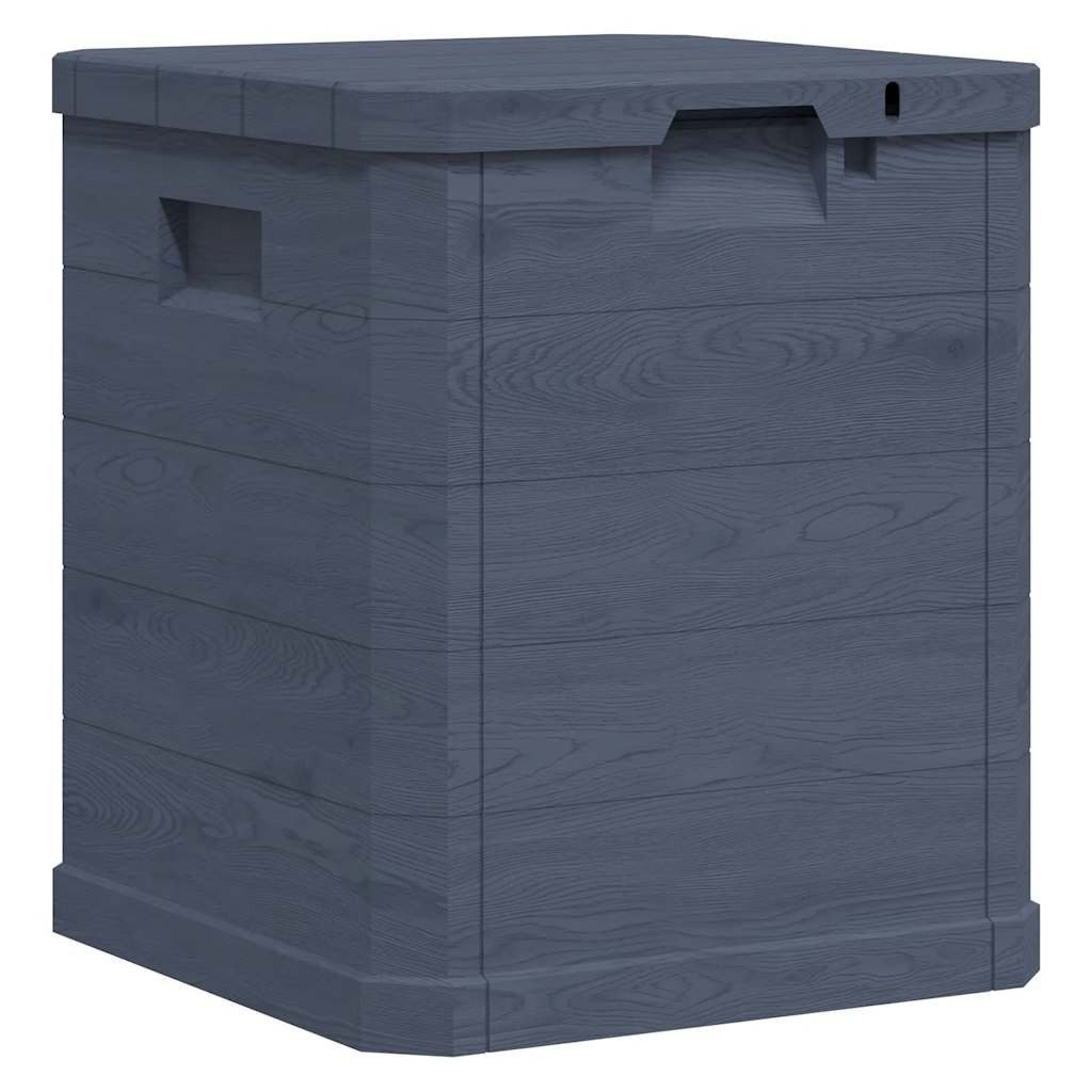 vidaXL Gartenbox Garten-Aufbewahrungsbox 90 L Anthrazit