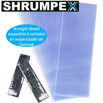 MAVURA Schutzfolie SHRUMPEX NANO Schrumpffolie Schrumpffolienplatten, Schrumpffolien Plastikfolie 11x27 cm transparent [20er Set]