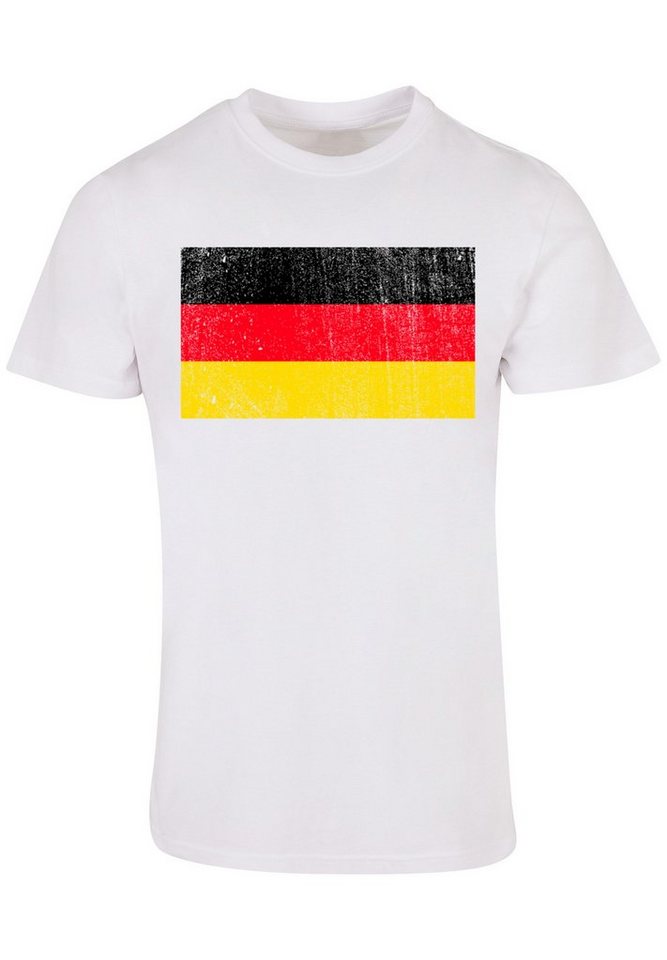 F4NT4STIC T-Shirt Deutschland Flagge Germany distressed Print