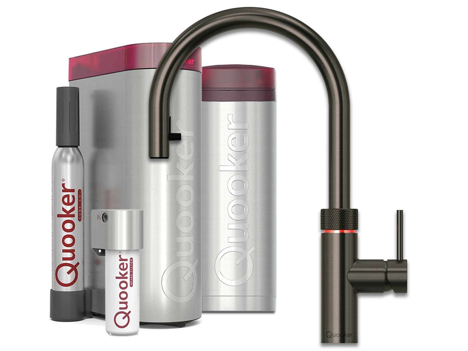 QUOOKER Küchenarmatur Quooker PRO3 & CUBE, Flex inkl. Cube-Filter