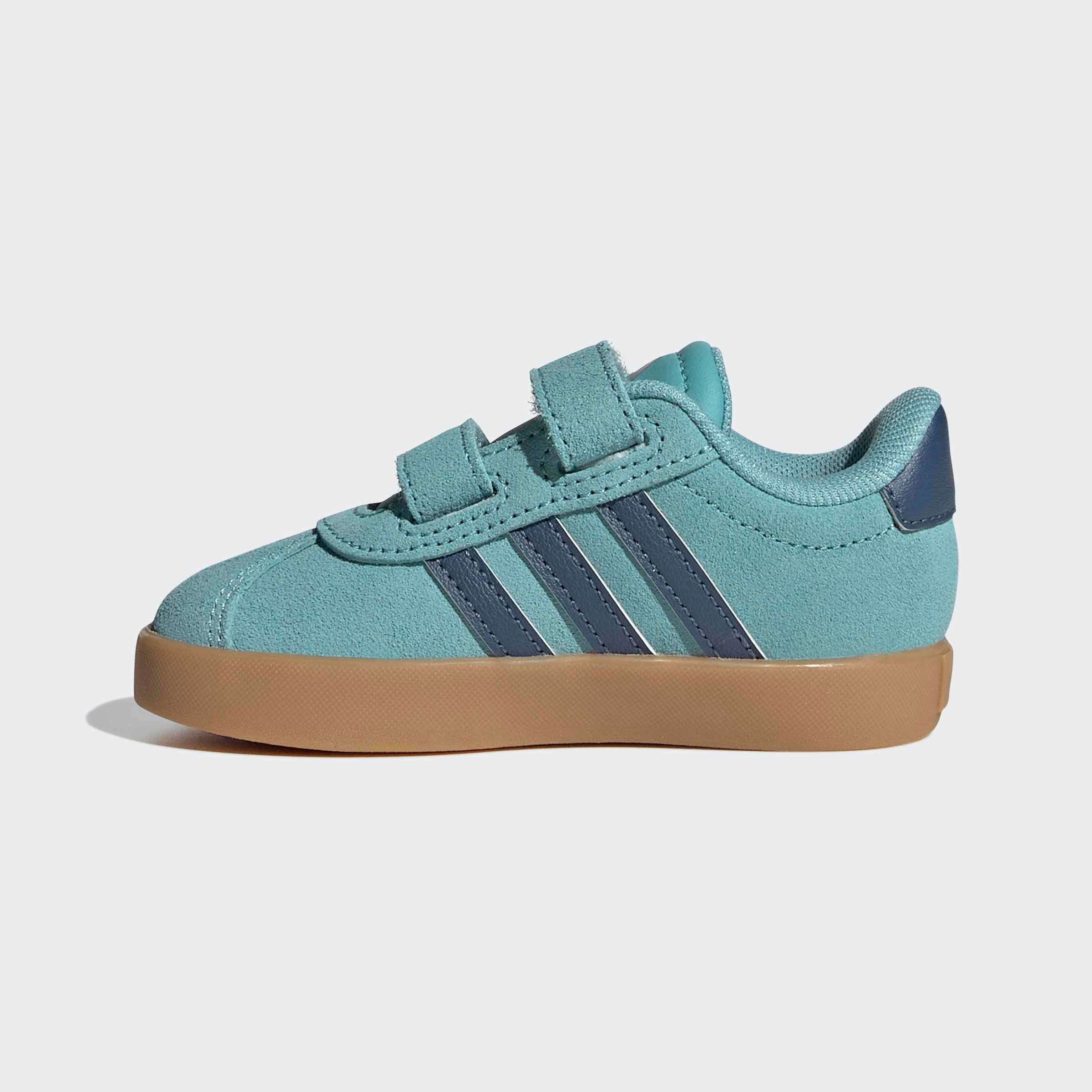adidas Sportswear VL COURT 3.0 Sneaker für Kinder, inspiriert vom Design des adidas samba