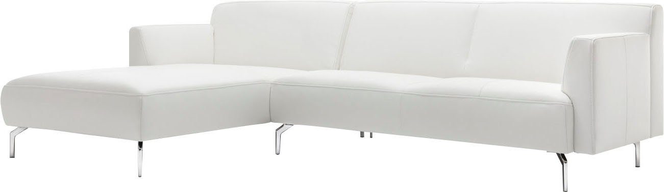 in hülsta 317 minimalistischer, Breite sofa Optik, Ecksofa schwereloser cm hs.446,