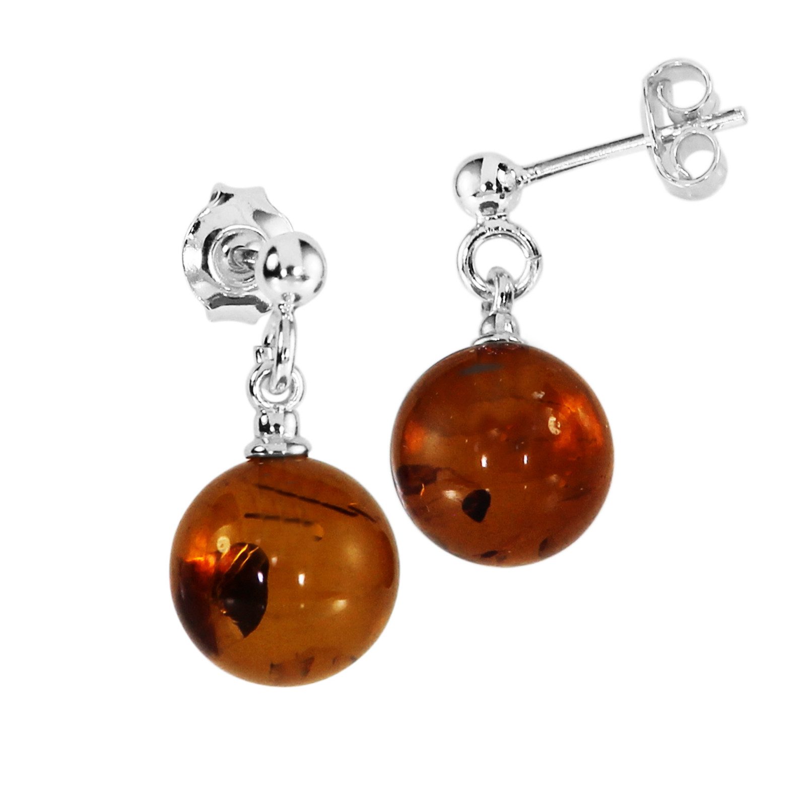 OSTSEE-SCHMUCK Paar Ohrhänger Ostsee-Schmuck Ohrhänger Kugel günstig online kaufen