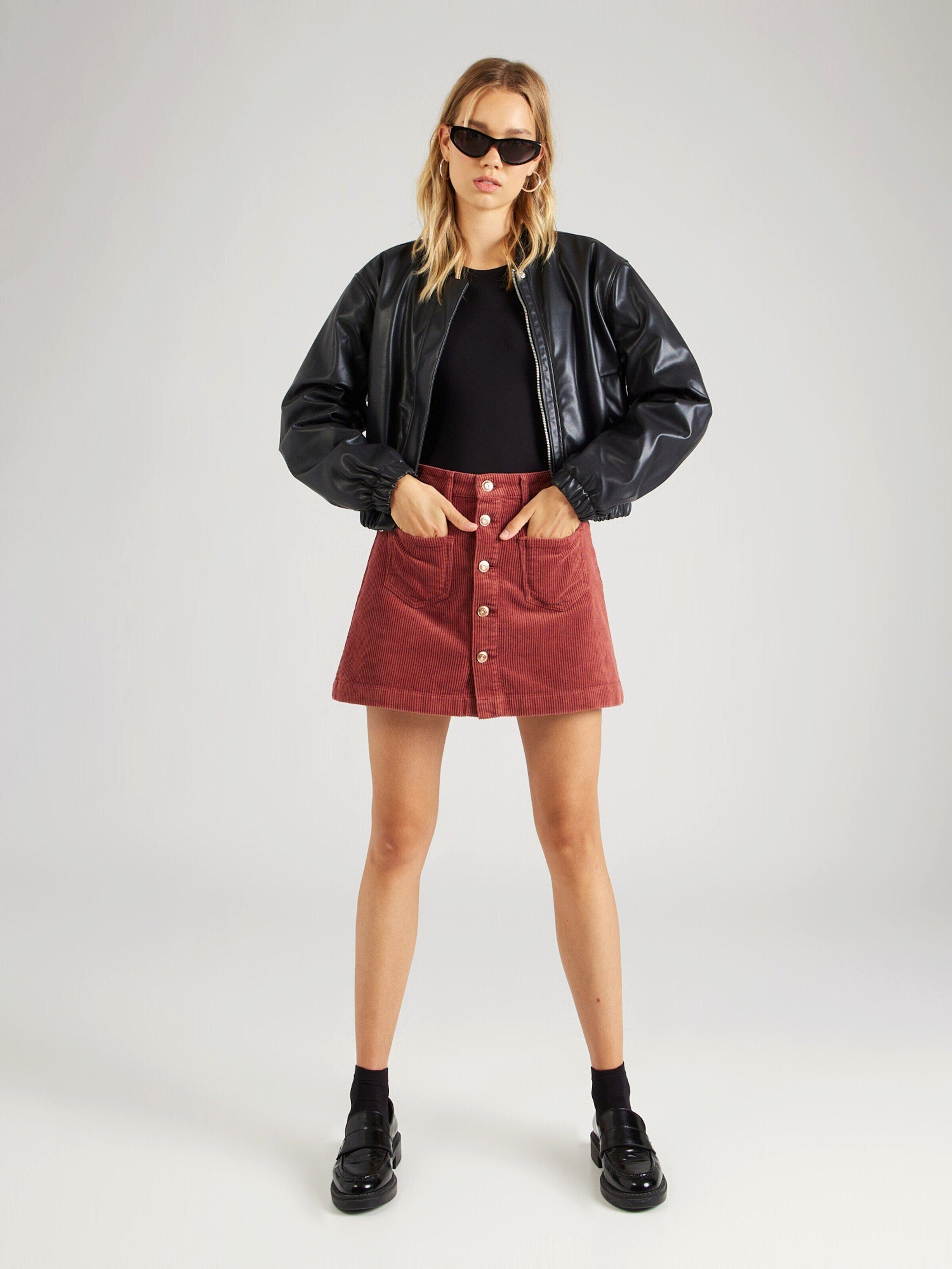 ONLY Minirock ONLAMAZING (1-tlg) Plain/ohne Details