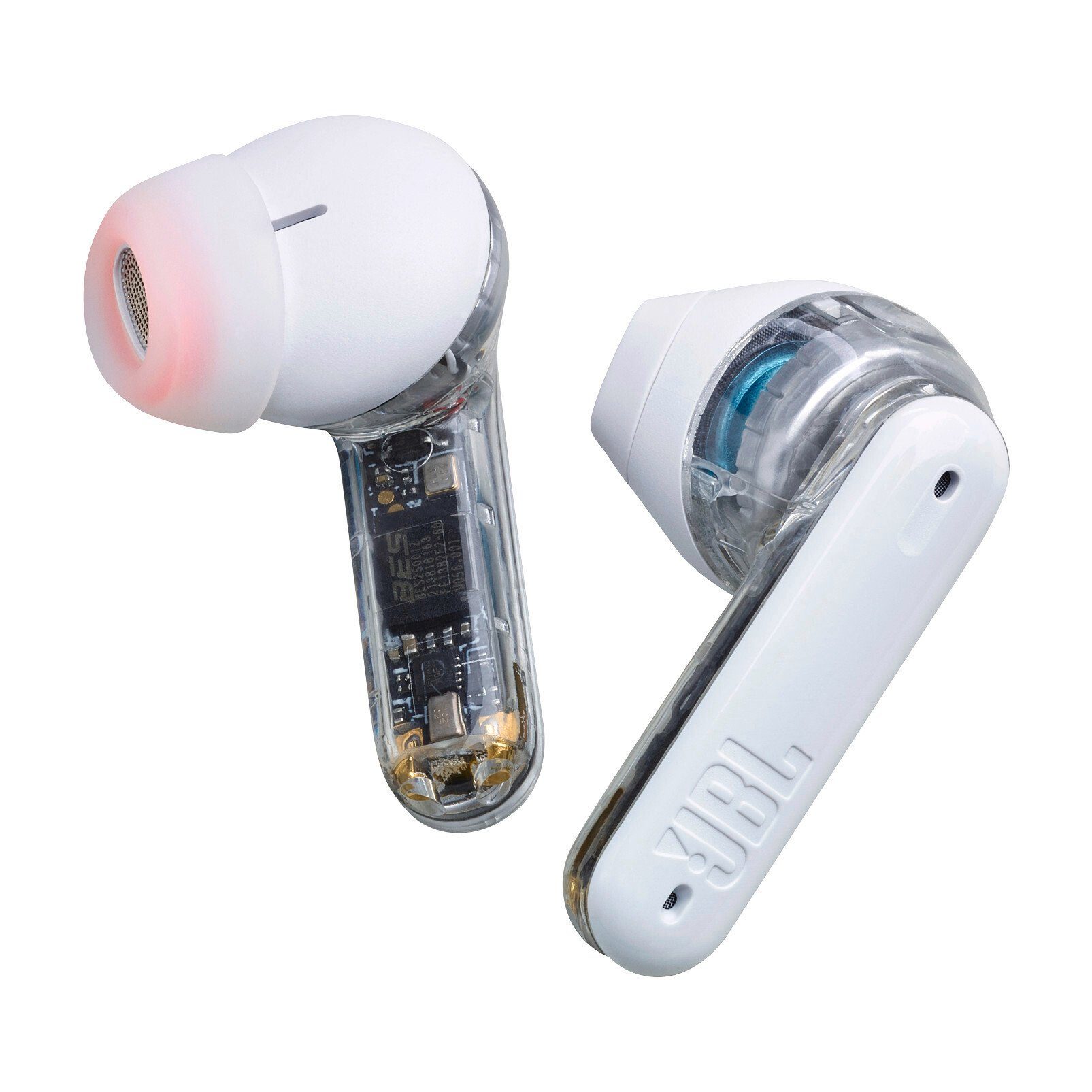 JBL Tune Flex Ghost- Sonderedition wireless In-Ear-Kopfhörer weiß/transparent | In-Ear-Kopfhörer