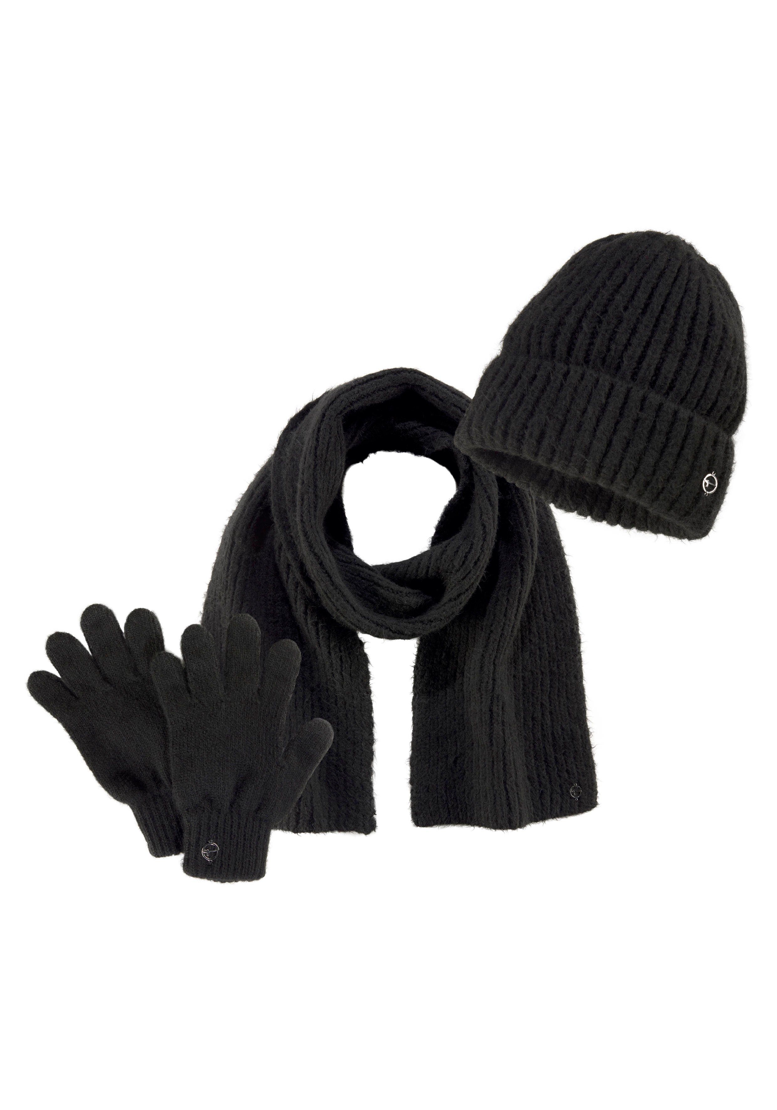 Tamaris Strickmütze bestehend aus Mütze, Schal, Handschuhe online kaufen |  OTTO