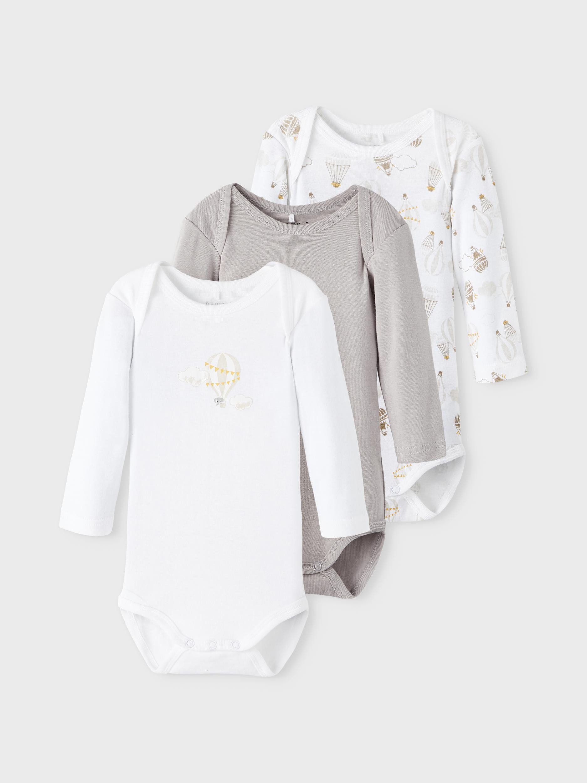 Name It Langarmbody Unisex langarm Baby Body Set "Balloon" Alloy-68